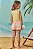 Conjunto Regata Kukiê Floral Havaí Amarelo Infantil Feminino de Verão 83974 - Imagem 1
