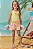 Conjunto Regata Kukiê Floral Havaí Amarelo Infantil Feminino de Verão 83974 - Imagem 2