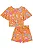 Conjunto Kukiê com Shorts e Blusa Laranja Tigre Infantil Verão 84500 - Imagem 4