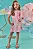 Vestido Infantil Kukie Rosa Borboletas Bordado com Strass Verão Moda Kids 88827 - Imagem 1