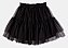 Saia de Tule Poa Com Babados Preta Momi H5893 - Imagem 3