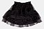 Saia de Tule Poa Com Babados Preta Momi H5893 - Imagem 2