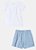 Conjunto Ursinho Azul Com Short Momi H6544 - Imagem 2