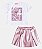 Conjunto Bailarina Com Short Saia Rosa Metalizada Momi J6484 - Imagem 2
