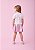Conjunto Bailarina Com Short Saia Rosa Metalizada Momi J6484 - Imagem 3