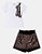 Conjunto Blusa e Shorts Preto com Paetês Momi H6216 - Imagem 1