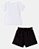 Conjunto Blusa e Shorts Preto com Paetês Momi H6216 - Imagem 2