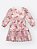 Vestido Menina com Tule Ursa Total Print Cinti Rosa Jelly 12851 - Imagem 2