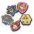 Jibbitz Patrulha Canina Pack com 5 Peças - Imagem 1