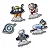 Jibbitz Naruto Uzumaki Pack Com 5 Peças - Imagem 1