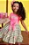 Vestido Junino Fashion em Malha Power e Tecido Xadrez 100% Algodão 97816 Kukiê - Imagem 1