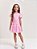 Blusa Lisa Com Mangas Tule Brilho Rosa Cinti 013260650 - Imagem 1
