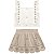 Conjunto Milon Bordados e Detalhes Vazados Com Short Saia Bege 2001746200-0452 - Imagem 2