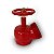 Válvula Globo para Hidrante em Latão Vermelha 45º - Imagem 1