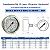 Manômetro Aço Inox c/ Glicerina Horizontal 6 bar / 90 psi DN 63 REF 3829 GENEBRE - Imagem 3