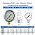 Manômetro De Pressão Vertical 25 Bar / 400 PSI Inox c/ Glicerina DN63 REF 3822 - GENEBRE - Imagem 2