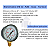 Manômetro De Pressão Seco Vertical 6 bar / 90 psi 53mm - ABS -  REF 3820 GENEBRE - Imagem 3