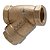 Filtro Y Bronze Tela Inox 1.1/2'' Polegada Rosca Bsp Deca Fig 85 - Imagem 1