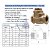 Válvula de Retenção Portinhola Bronze 2 1/2" BSP - Fig. 053 - Deca - Imagem 3