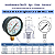 Manômetro De Pressão Seco Vertical 21 Kgf/cm² | 300 PSI - Aço Carbono - REF 3714 - GENEBRE - Imagem 2