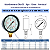 Manômetro De Pressão Seco Vertical 28 Kgf/cm² | 400 PSI - Aço Carbono - REF 3714 - GENEBRE - Imagem 2