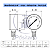 Manômetro 4 (100MM) - Aço Inox – Vertical – Glicerinado – Winters - Imagem 4