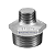 Niple Duplo de Redução Galvanizada Rosca BSP - Ref 245 - Tupy - Imagem 1