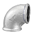 Cotovelo 90° Galvanizado TUPY-90  BSP 2.1/2" - Imagem 1