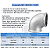 Cotovelo 90° Galvanizado TUPY-90  BSP 6" - Imagem 2