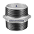 Niple duplo Galvanizado TUPY-280 BSP 1.1/2" - Imagem 1