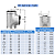 Te 90° Galvanizado  TUPY-130 BSP 2" - Imagem 3