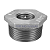 Bucha de Redução Galvanizado TUPY 241 BSP 2.1/2 X 1.1/4 - Imagem 1