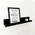 Prateleira Canaleta Em Mdf 60cm - Preto Silk - Imagem 2