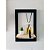 Quadro Prateleira Uno Nicho Decorativo Moldura Madeira Pinus - Imagem 1