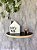 Casinha Decorativa Madeira Pinus Totem Enfeite - HOME | Branco - Imagem 7