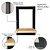 Kit 2 Uno Quadro Prateleira Nicho Decorativo Moldura Madeira - Imagem 7