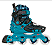 Patins Traxart Infantil X-light Azul Roda Led Ajustável - Imagem 5