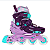 Patins Traxart Infantil X-light Lilas Roda Led Ajustável - Imagem 5