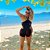 Conjunto Maiô com Short Tactel Moda Praia - Imagem 5