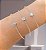 Pulseira com Zirconia Cristal Quadrada - Imagem 3