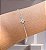 Pulseira com Zirconia Cristal Quadrada - Imagem 1