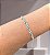 Pulseira Borboleta Verde com Corrente Elo Português - Imagem 1
