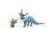 Oddish & Vaporeon Pokemon Scale World Bandai Original - Imagem 1