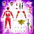 Ranger Vermelho Power Rangers Mighty Morphin Ultimates Super7 Original - Imagem 2