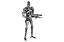 Endoskeleton Exterminador do Futuro 2 Mafex 206 Mafex Medicom Toy Original - Imagem 1