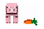 Pig Build A Portal Minecraft Mattel Original - Imagem 1