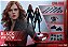 Black Widow Captain America Civil War Movie Masterpiece Series 365 Hot Toys Original - Imagem 1