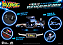 DX Floating Delorean EAF-005DX Back to the Future Part II Beast Kingdom Original - Imagem 2
