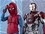 Spider Man Home Made Suit ver. e Iron Man Mark XLVII Homecoming S.H. Figuarts Bandai Limitado Original - Imagem 1