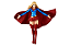 Supergirl DC Comics Amazing Yamaguchi Revoltech Kaiyodo Original - Imagem 1